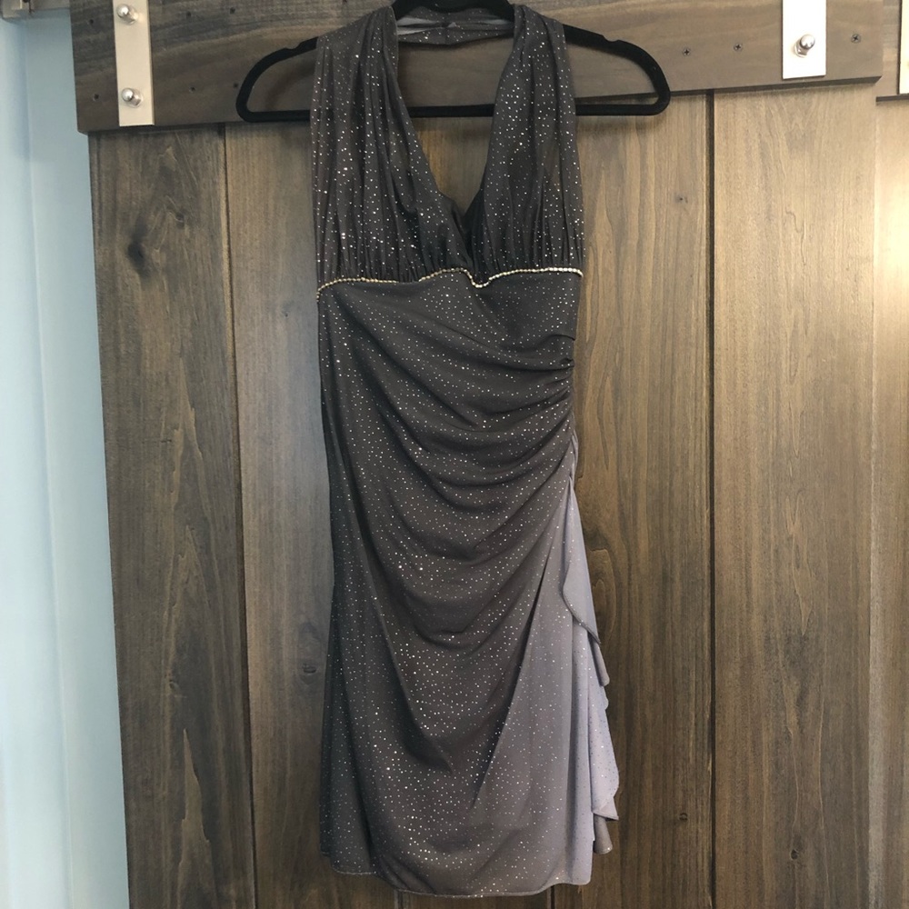 Betsy & Adam Glitter Dress